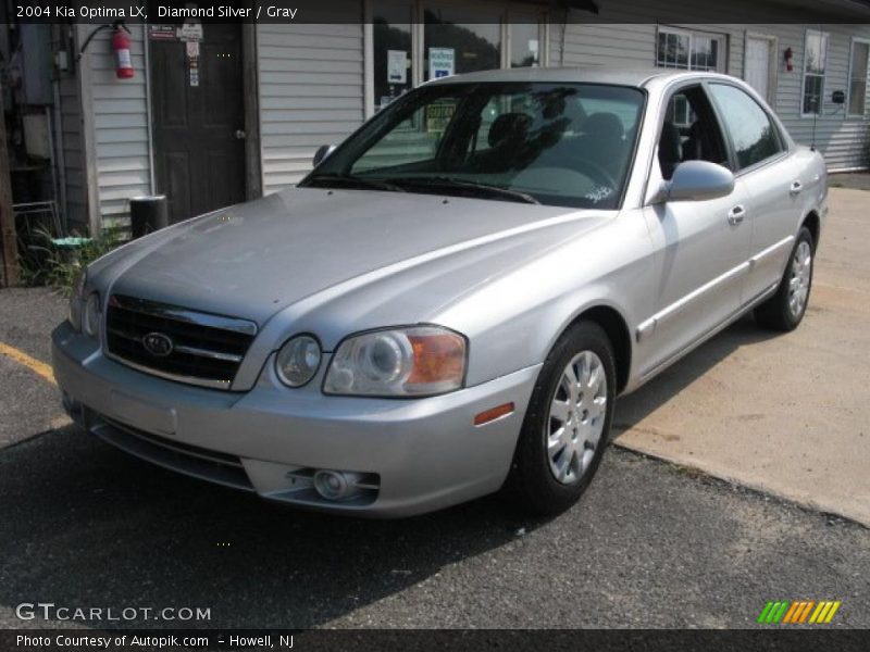 Diamond Silver / Gray 2004 Kia Optima LX