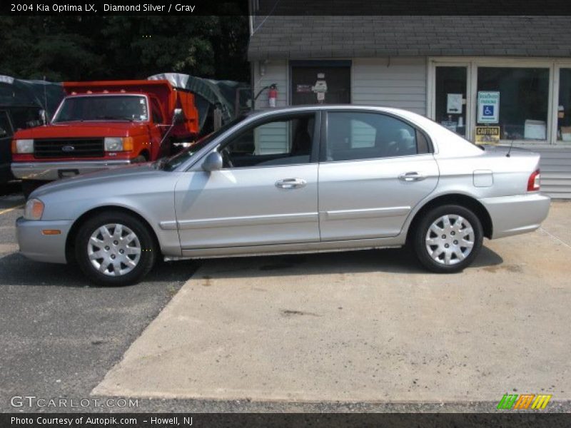 Diamond Silver / Gray 2004 Kia Optima LX