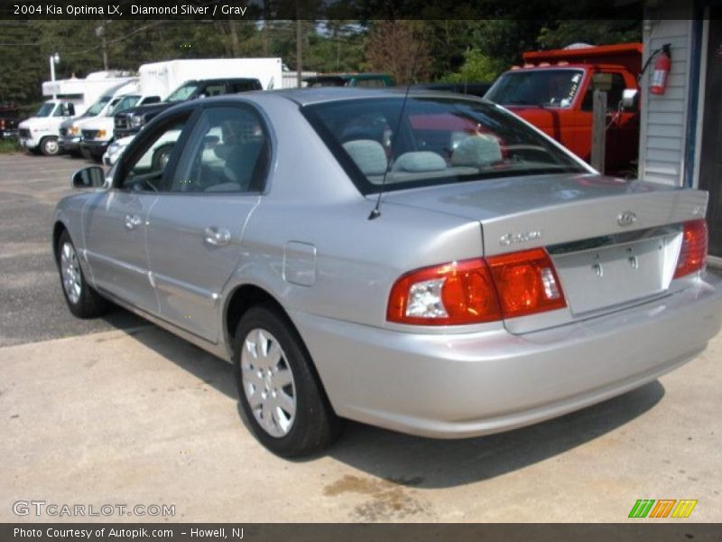 Diamond Silver / Gray 2004 Kia Optima LX