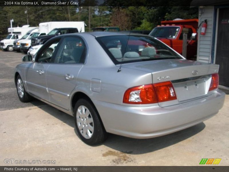Diamond Silver / Gray 2004 Kia Optima LX