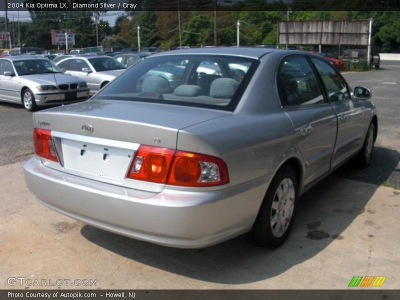 Diamond Silver / Gray 2004 Kia Optima LX