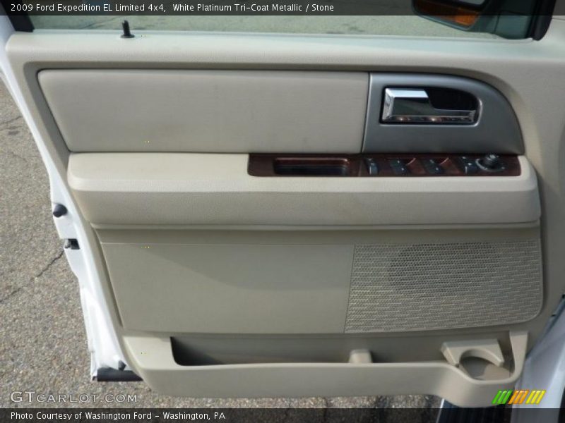 White Platinum Tri-Coat Metallic / Stone 2009 Ford Expedition EL Limited 4x4