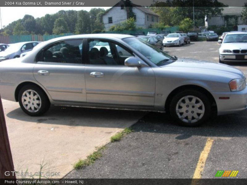Diamond Silver / Gray 2004 Kia Optima LX