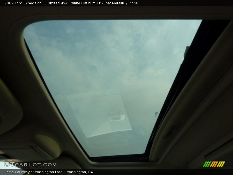 White Platinum Tri-Coat Metallic / Stone 2009 Ford Expedition EL Limited 4x4