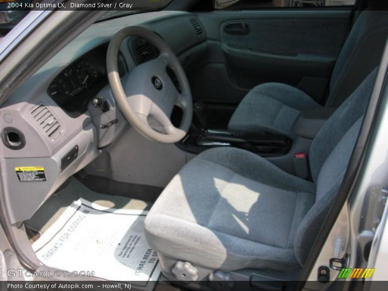Diamond Silver / Gray 2004 Kia Optima LX