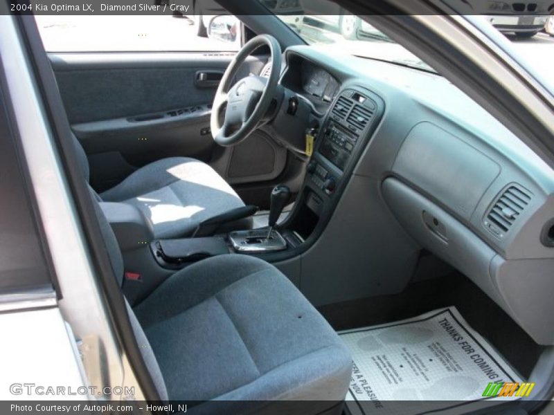 Diamond Silver / Gray 2004 Kia Optima LX