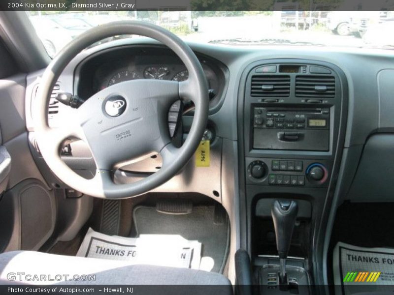 Diamond Silver / Gray 2004 Kia Optima LX