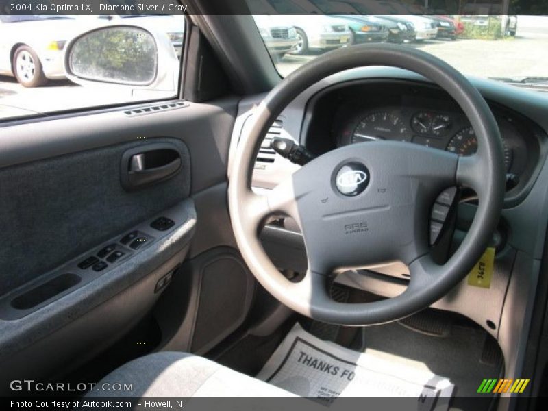 Diamond Silver / Gray 2004 Kia Optima LX