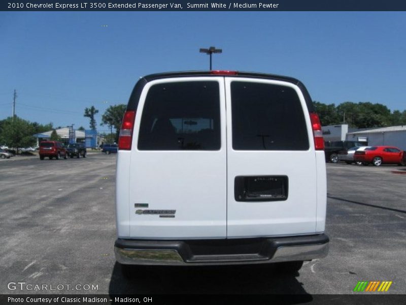Summit White / Medium Pewter 2010 Chevrolet Express LT 3500 Extended Passenger Van