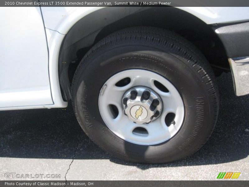 Summit White / Medium Pewter 2010 Chevrolet Express LT 3500 Extended Passenger Van