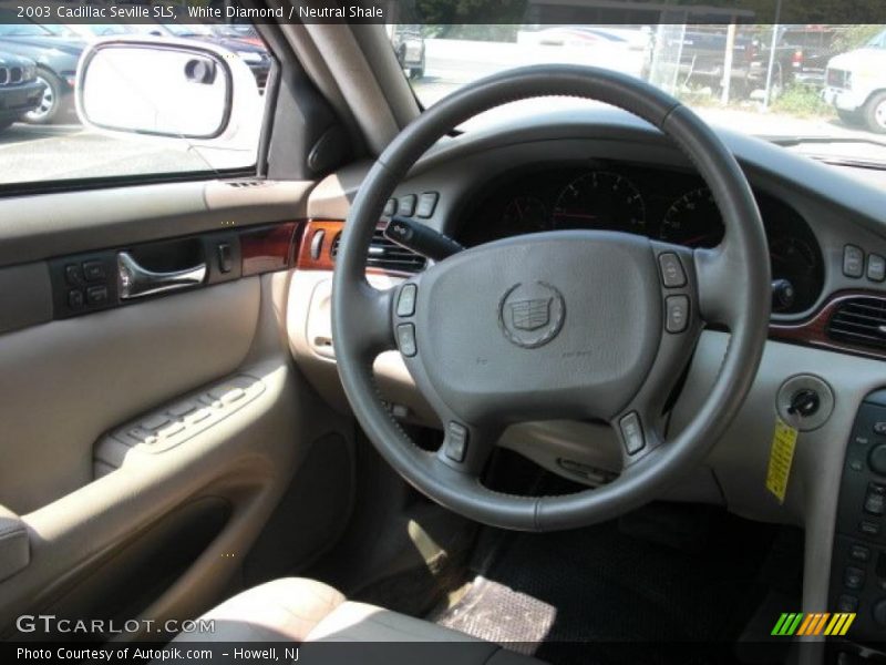 White Diamond / Neutral Shale 2003 Cadillac Seville SLS