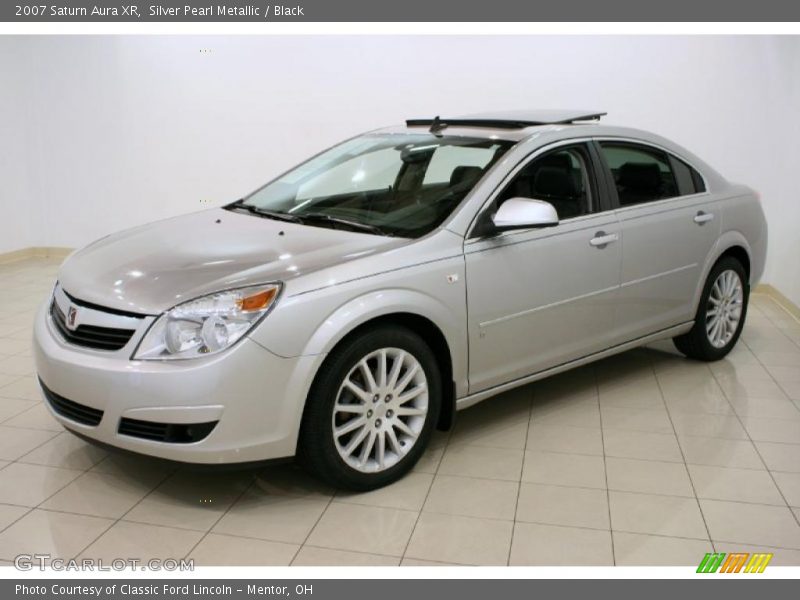 Silver Pearl Metallic / Black 2007 Saturn Aura XR