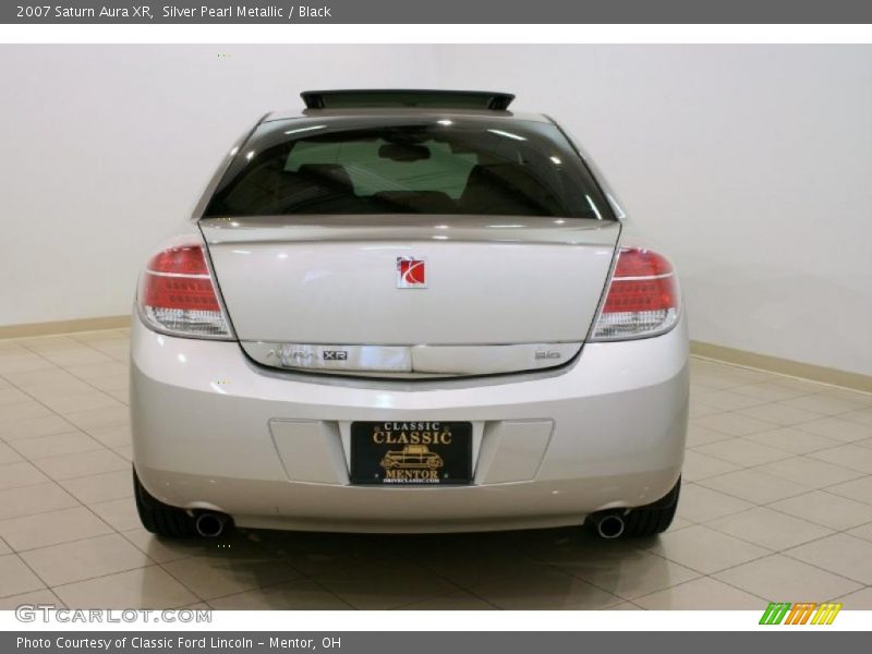 Silver Pearl Metallic / Black 2007 Saturn Aura XR