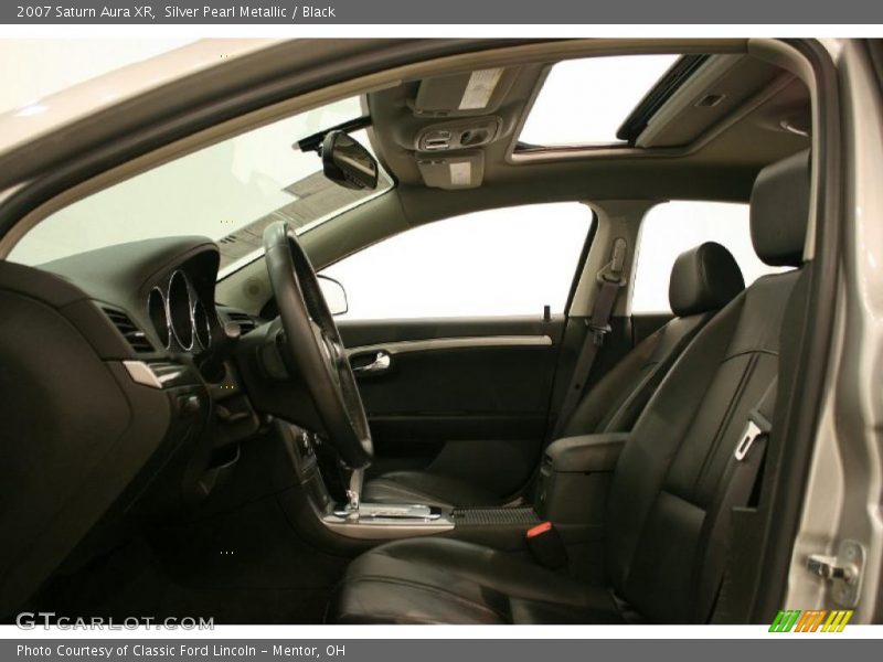 Silver Pearl Metallic / Black 2007 Saturn Aura XR