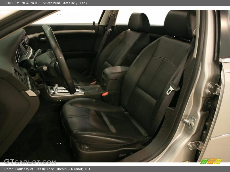 Silver Pearl Metallic / Black 2007 Saturn Aura XR