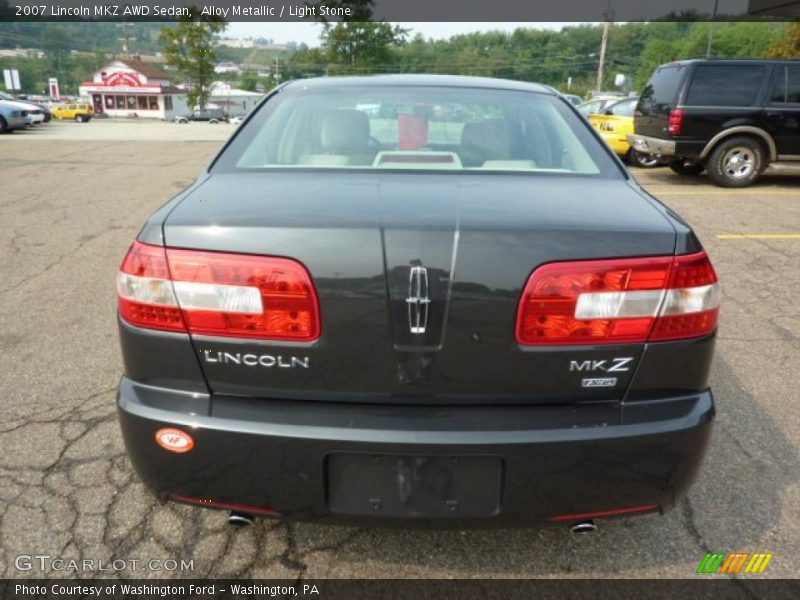 Alloy Metallic / Light Stone 2007 Lincoln MKZ AWD Sedan