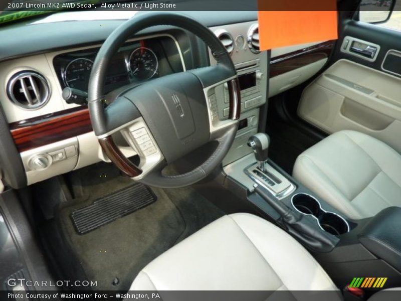 Alloy Metallic / Light Stone 2007 Lincoln MKZ AWD Sedan