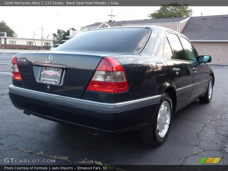 Black Opal Pearl Metallic / Gray 1996 Mercedes-Benz C 220 Sedan