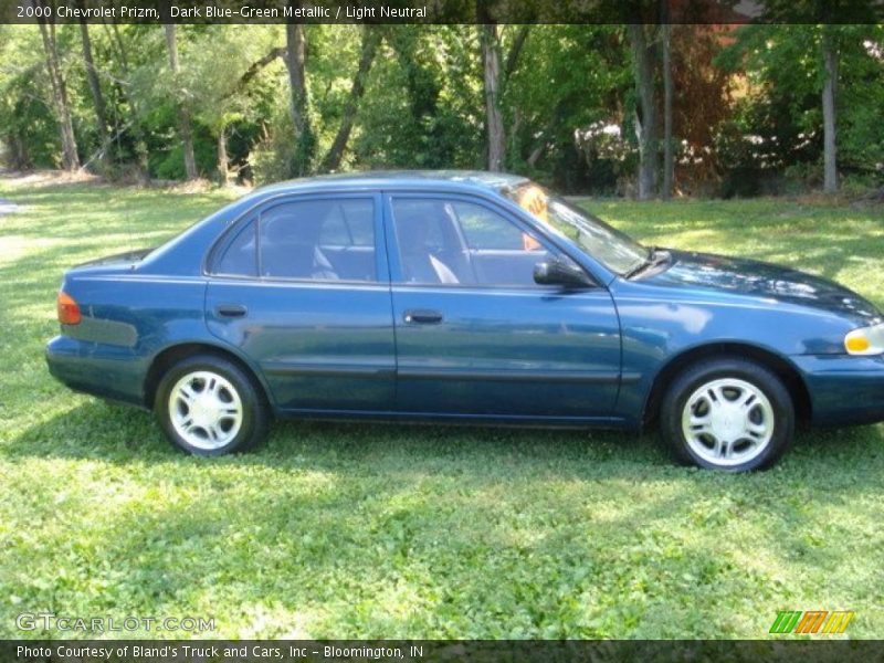 Dark Blue-Green Metallic / Light Neutral 2000 Chevrolet Prizm