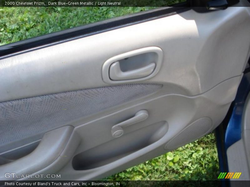 Dark Blue-Green Metallic / Light Neutral 2000 Chevrolet Prizm