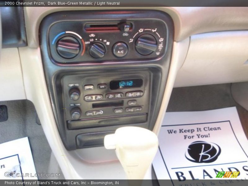 Dark Blue-Green Metallic / Light Neutral 2000 Chevrolet Prizm