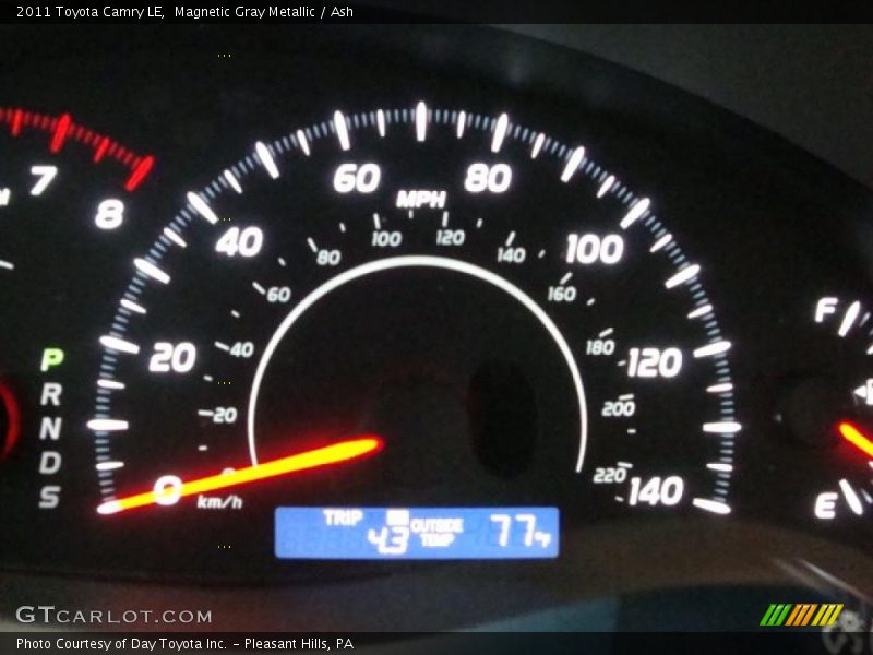 Magnetic Gray Metallic / Ash 2011 Toyota Camry LE