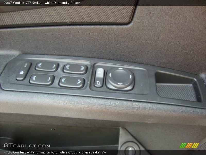 White Diamond / Ebony 2007 Cadillac CTS Sedan