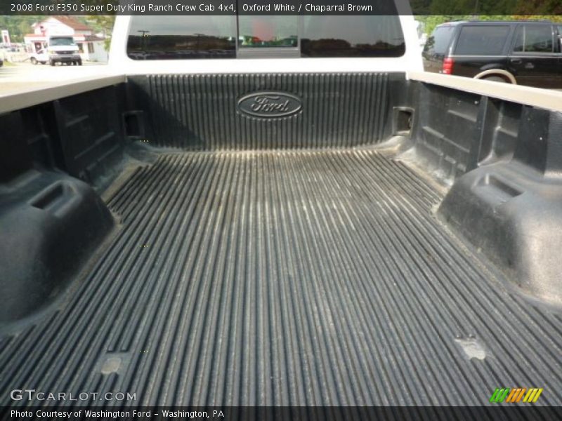 Oxford White / Chaparral Brown 2008 Ford F350 Super Duty King Ranch Crew Cab 4x4