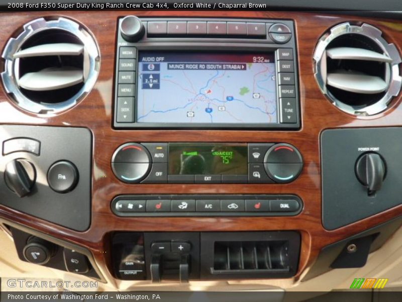 Oxford White / Chaparral Brown 2008 Ford F350 Super Duty King Ranch Crew Cab 4x4