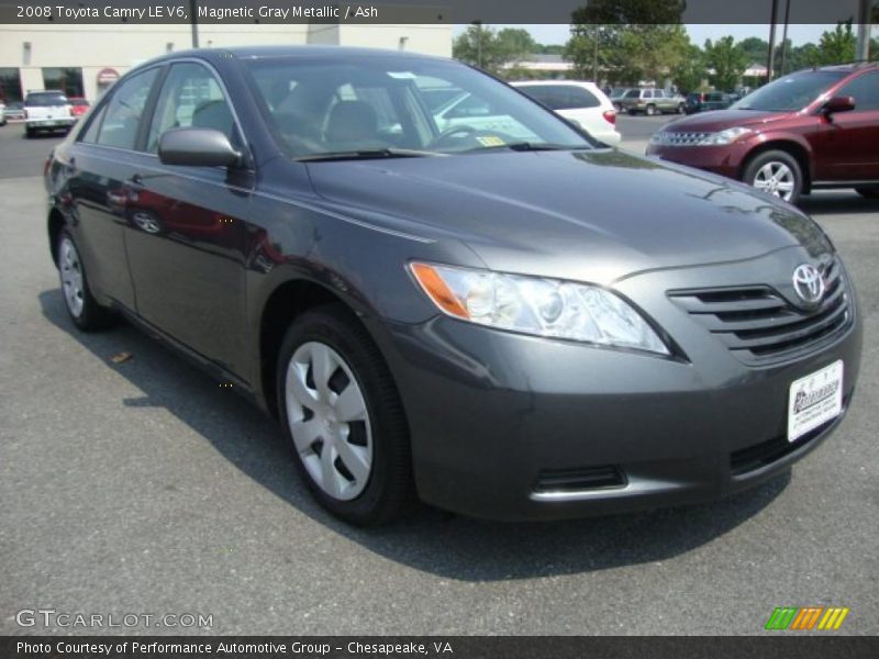 Magnetic Gray Metallic / Ash 2008 Toyota Camry LE V6