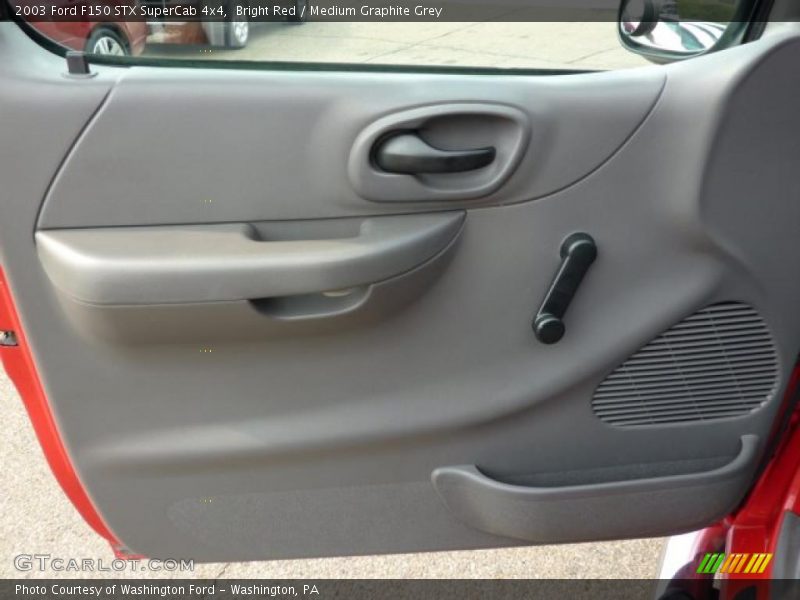 Bright Red / Medium Graphite Grey 2003 Ford F150 STX SuperCab 4x4