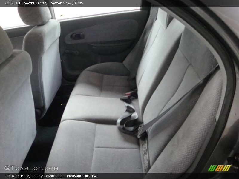 Pewter Gray / Gray 2002 Kia Spectra Sedan