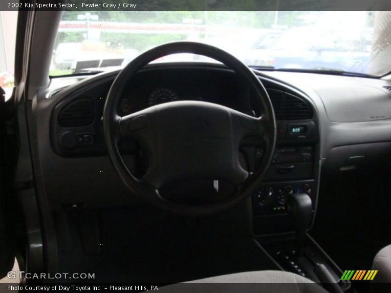 Pewter Gray / Gray 2002 Kia Spectra Sedan