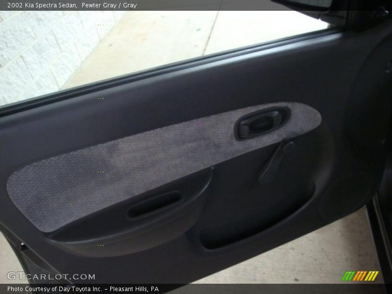 Pewter Gray / Gray 2002 Kia Spectra Sedan