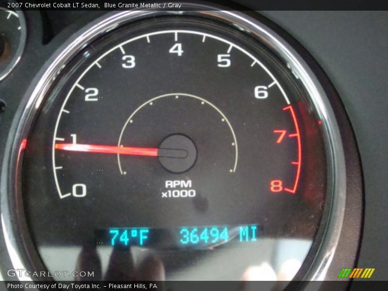 Blue Granite Metallic / Gray 2007 Chevrolet Cobalt LT Sedan