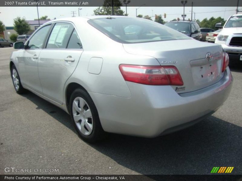 Titanium Metallic / Ash 2007 Toyota Camry LE