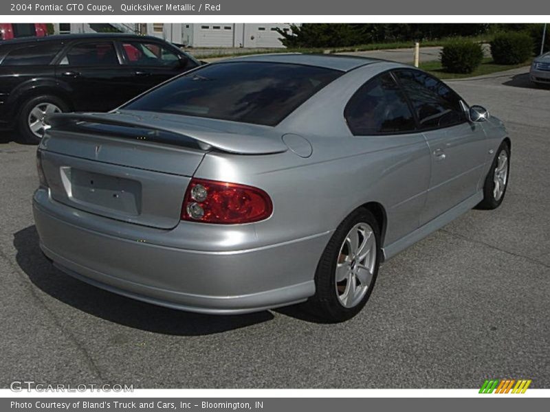 Quicksilver Metallic / Red 2004 Pontiac GTO Coupe