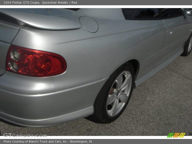 Quicksilver Metallic / Red 2004 Pontiac GTO Coupe