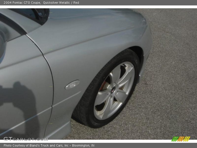 Quicksilver Metallic / Red 2004 Pontiac GTO Coupe