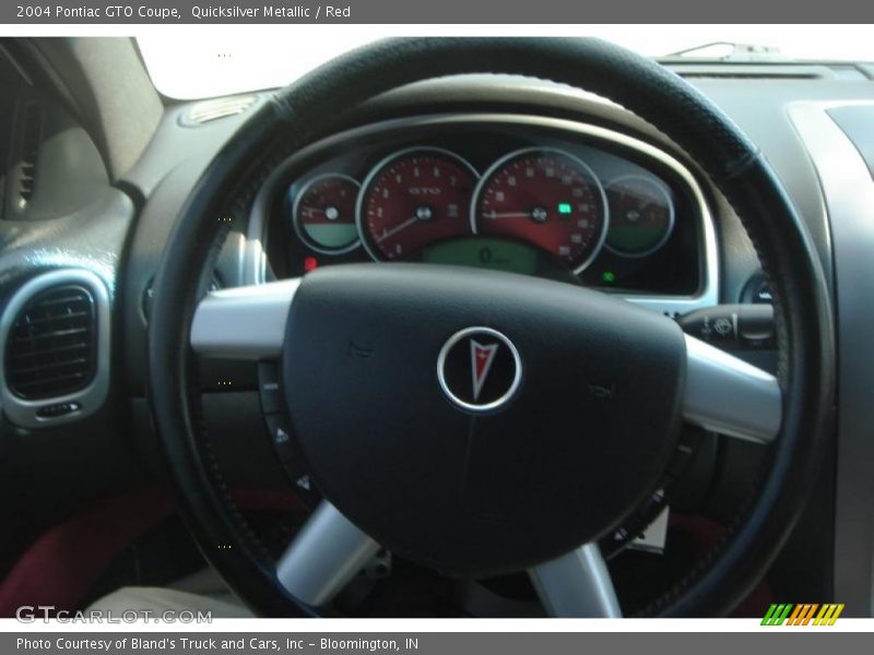 Quicksilver Metallic / Red 2004 Pontiac GTO Coupe