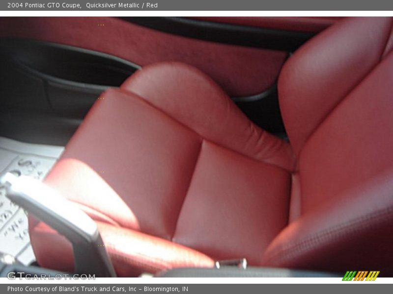 Quicksilver Metallic / Red 2004 Pontiac GTO Coupe