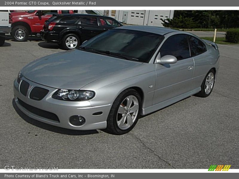 Quicksilver Metallic / Red 2004 Pontiac GTO Coupe