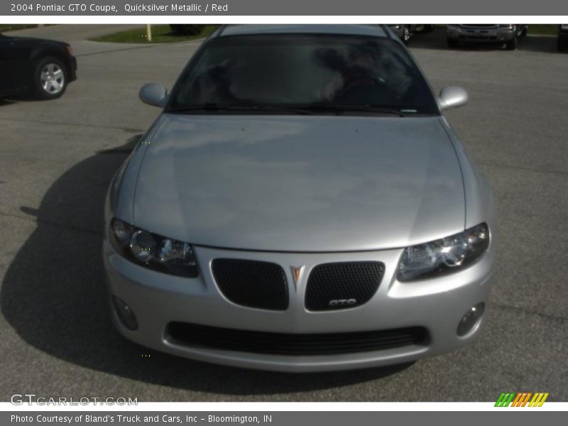 Quicksilver Metallic / Red 2004 Pontiac GTO Coupe