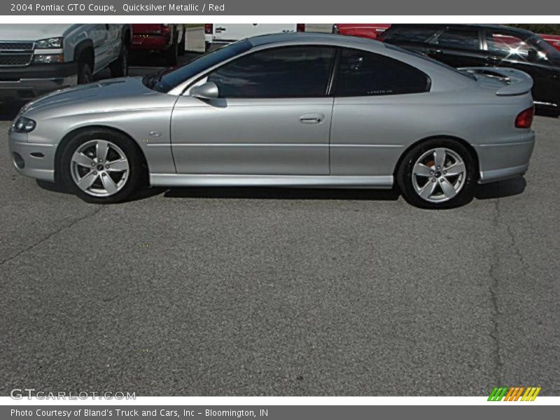 Quicksilver Metallic / Red 2004 Pontiac GTO Coupe