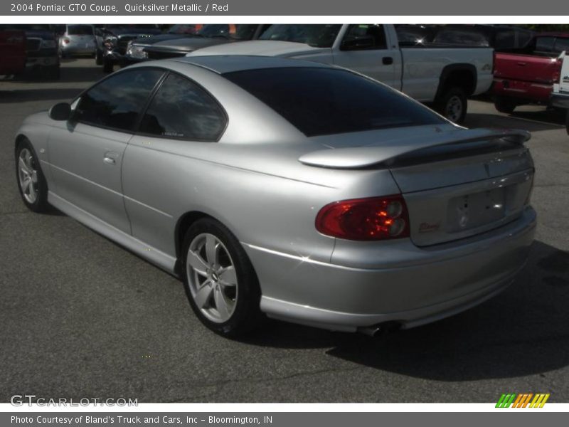 Quicksilver Metallic / Red 2004 Pontiac GTO Coupe