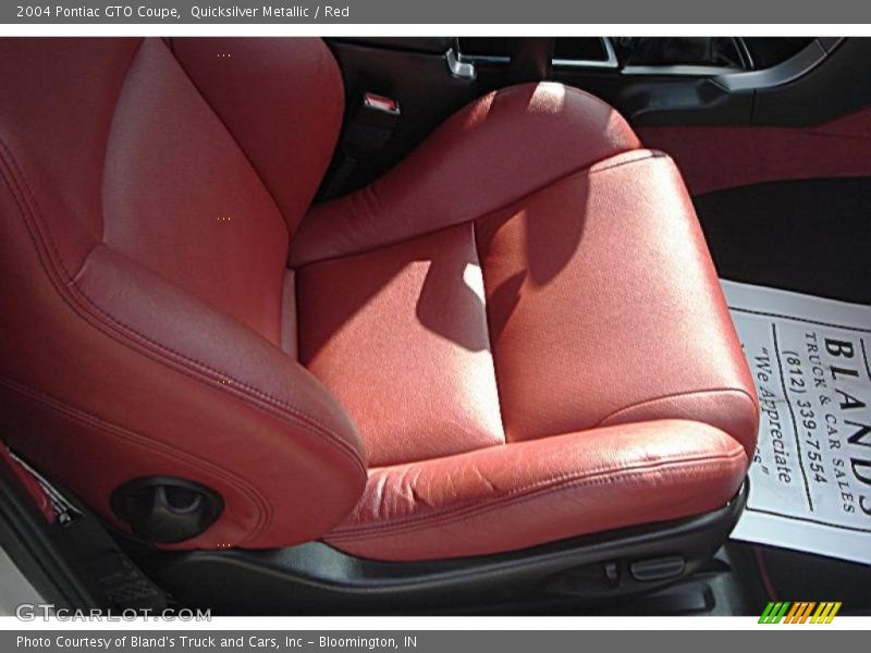 Quicksilver Metallic / Red 2004 Pontiac GTO Coupe