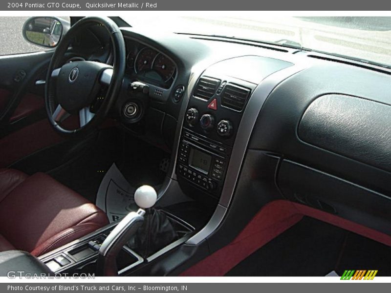Quicksilver Metallic / Red 2004 Pontiac GTO Coupe
