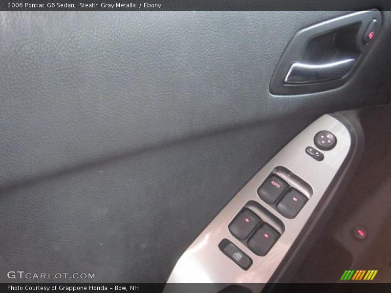 Stealth Gray Metallic / Ebony 2006 Pontiac G6 Sedan