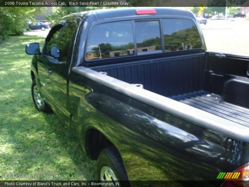 Black Sand Pearl / Graphite Gray 2008 Toyota Tacoma Access Cab