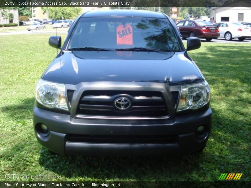 Black Sand Pearl / Graphite Gray 2008 Toyota Tacoma Access Cab